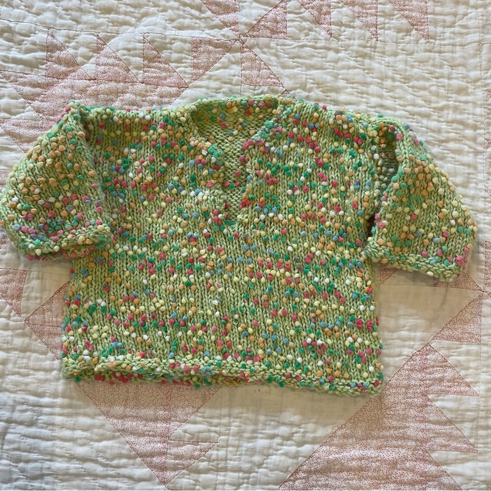 Colorful Knit Kids Sweater